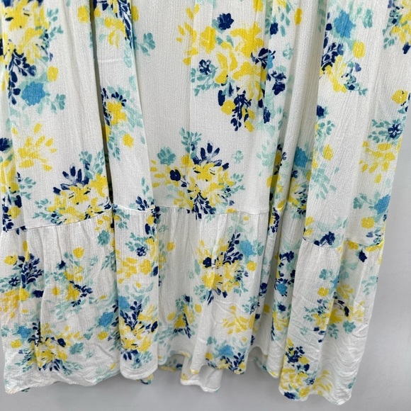 TORRID pastel woman midi summer cheerful floral cottagecore dress 1X - Picture 9 of 13